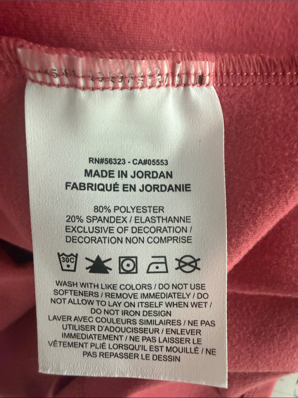 Nike Women's Coral Pink Crewneck Pullover - Picture 4 of 4